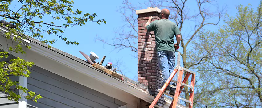 Vinyl and PVC Chimney Flashing Installation in Evansville, IN