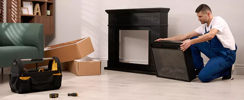 Old Rusted Metal Fireplace Repair And Replacement in Evansville, IN